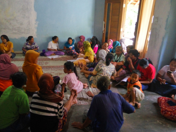 Pertemuan pkk dusun