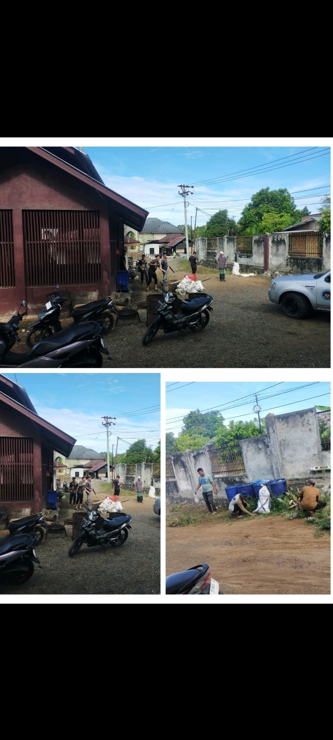 Gotong Royong menjelang Puasa