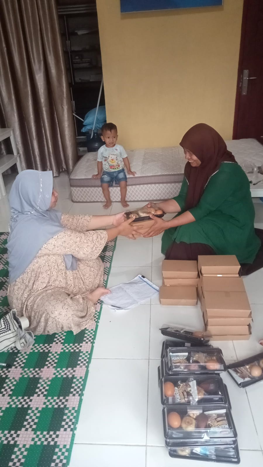 PEMBAGIAN MBG UNTUK BUMIL,BUSUI DAN BALITA