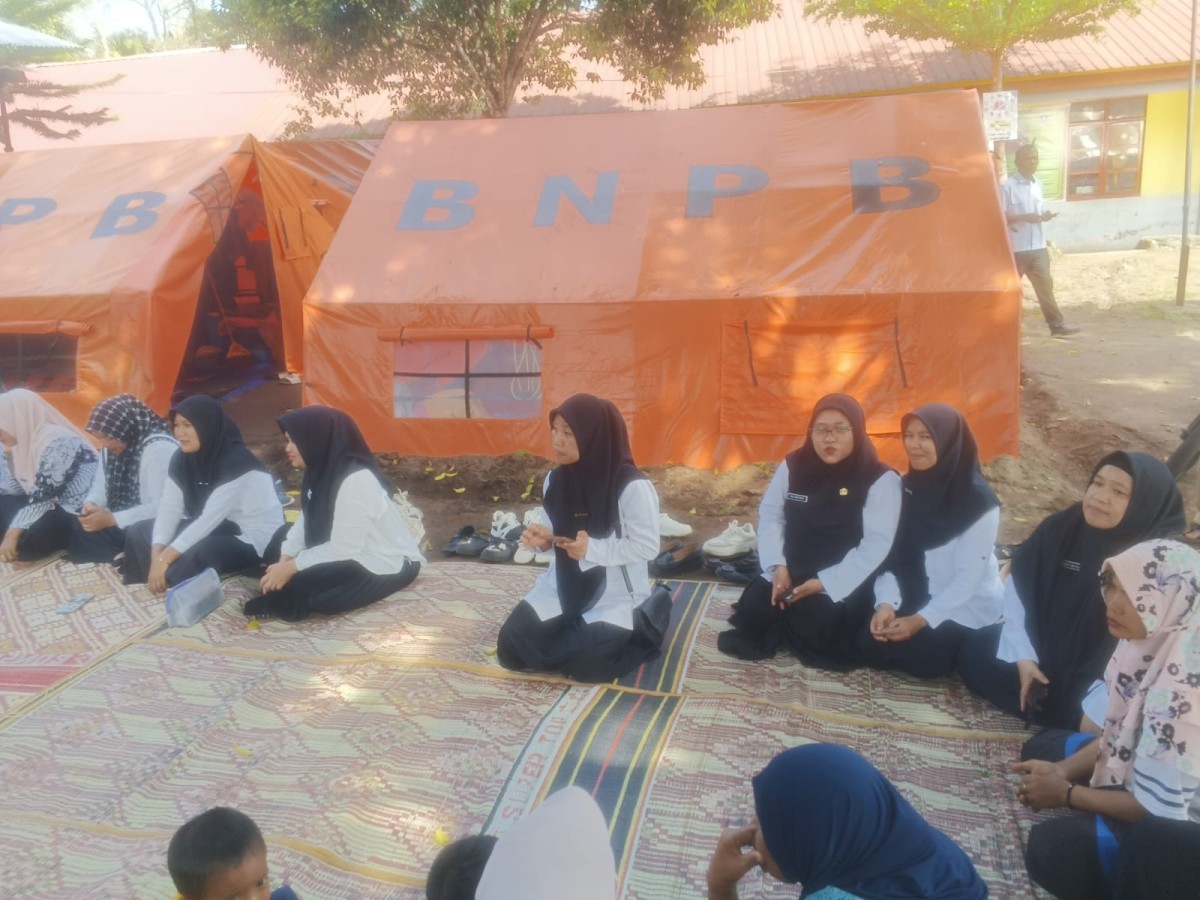 Kegiatan Dukungan Psikososial (Trauma Healing) Pasca Bencana dalam Program Bangga Kencana