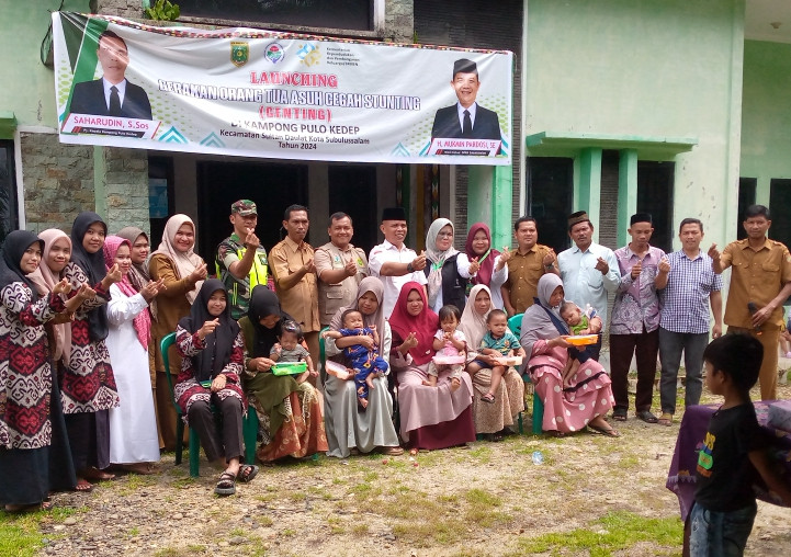 Launching gerakan orang tua asuh cegah stunting