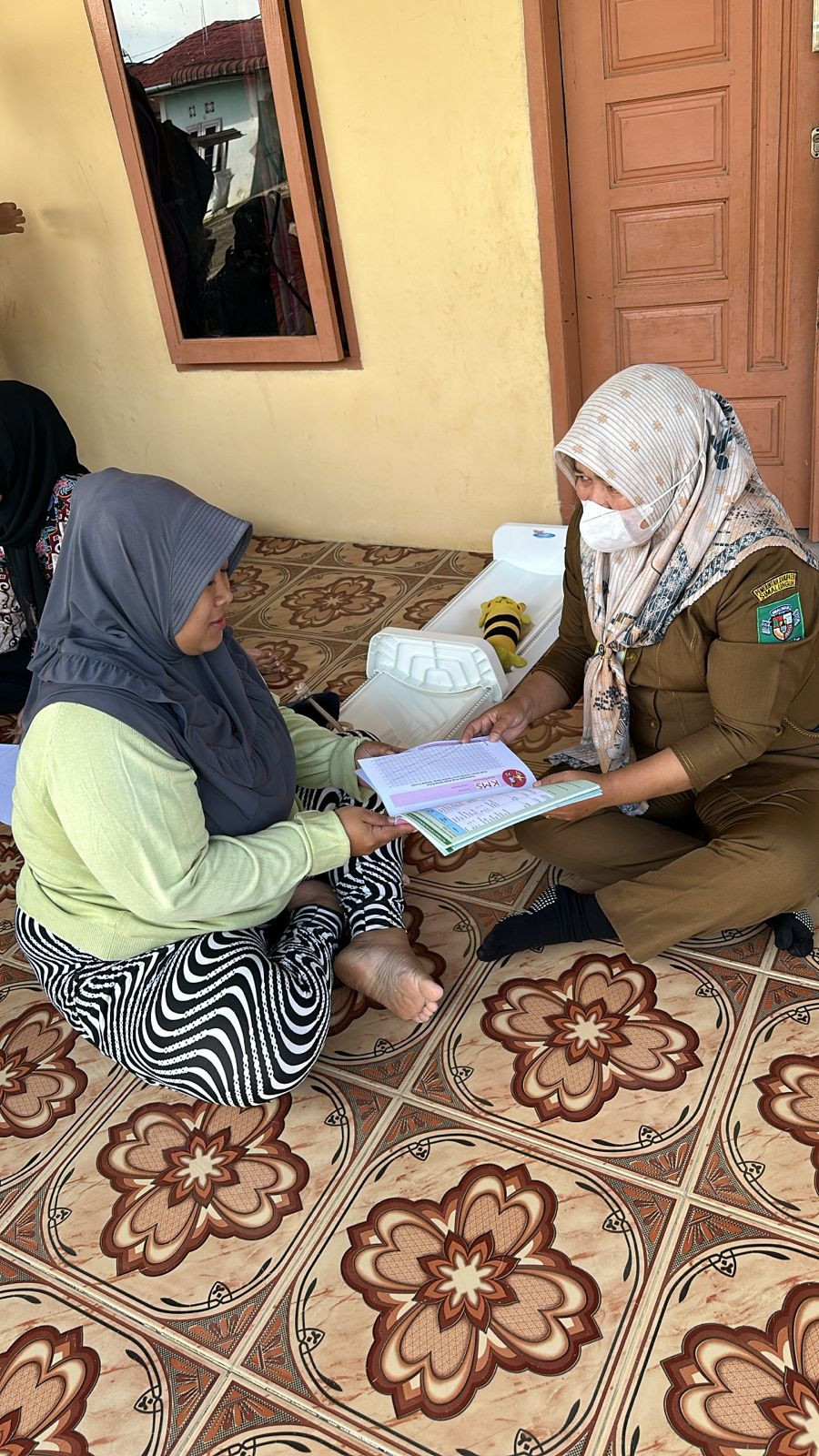 Kie pada ibu hamil oleh kader tpk