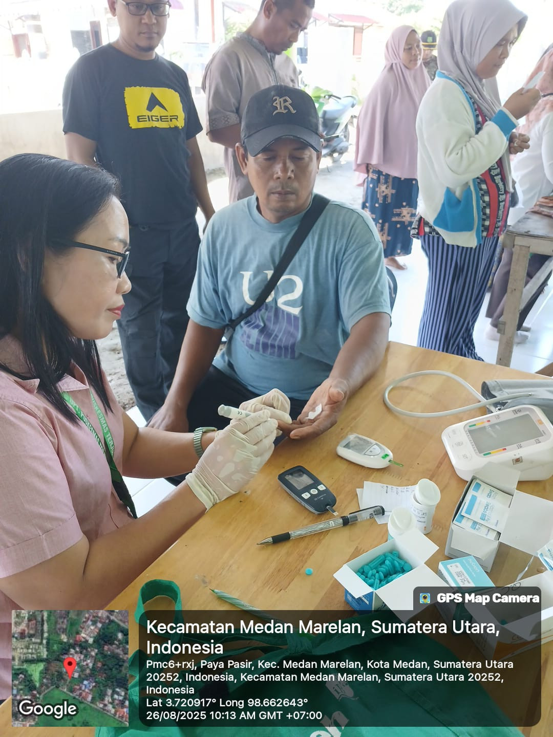 Kebiatan BKL d posbindu di lk.5 paya pasir