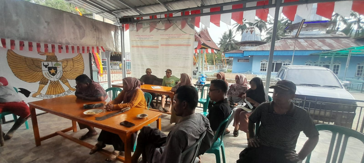 Rapat Koordinasi untuk gontoroyong pembersihan wilayah nagari gauang
