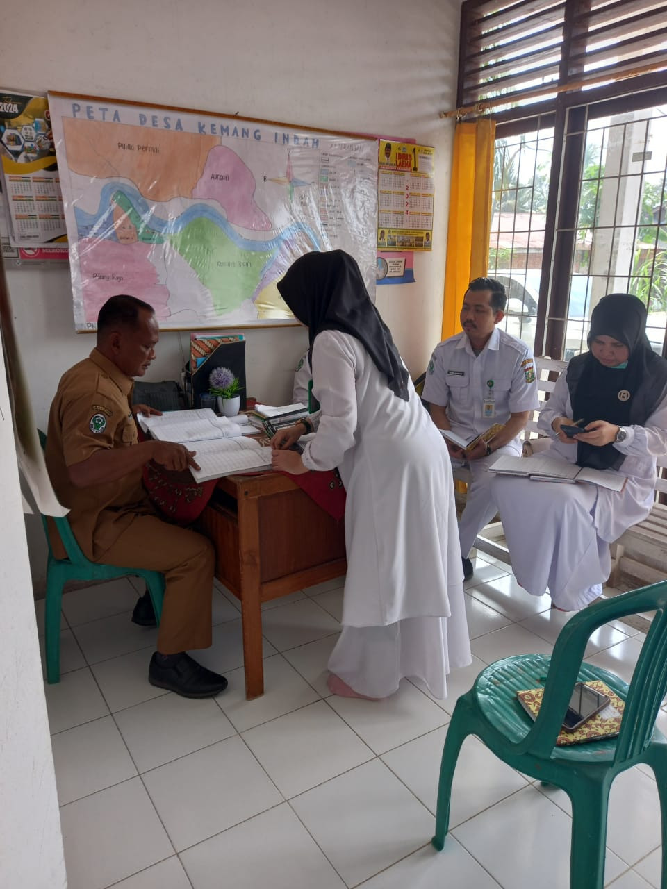 Monitoring Kapus Tambang ke Pustu