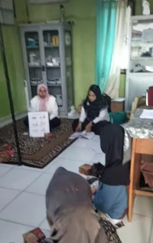 Kegiatan hari ini kelas ibu hamil tgl 20 Agustus 2025 di desa sungai keramat