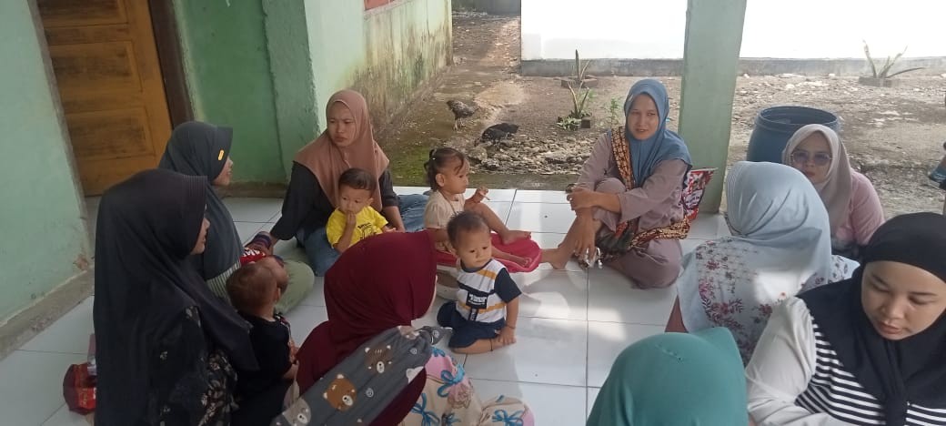 Imunisasi rutin Posyandu Sayang Bunda