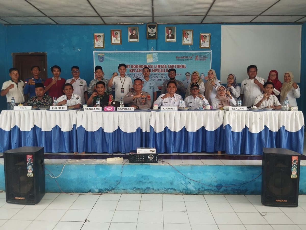 Rapat Koordinasi Lintas Sektoral Kecamatan Mesuji Raya