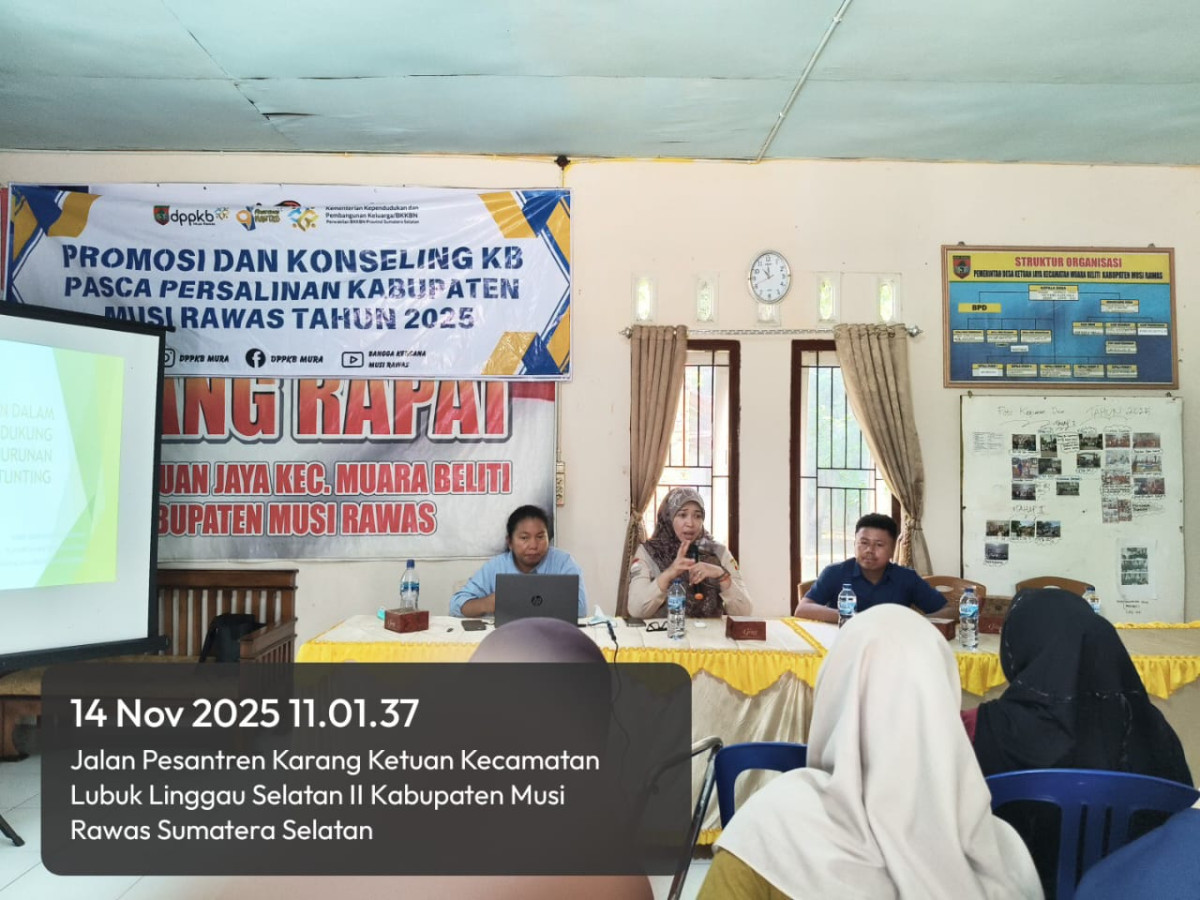 Narasumber Dinkes dan OPD KB