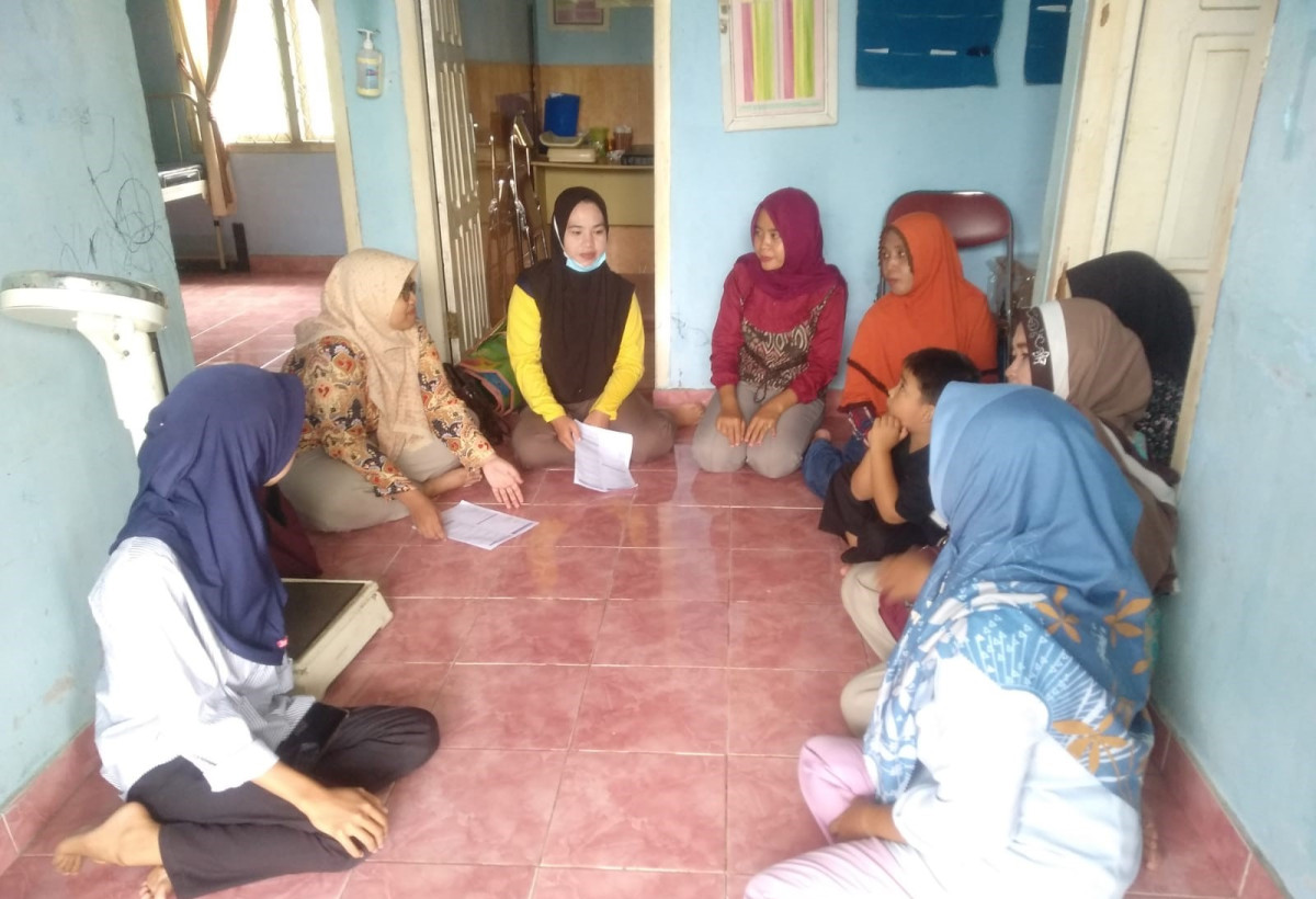 pendampingan catin beresiko di megang sakti 3 yang terpilih dalam AKS intervensi kabupatem musi rawas