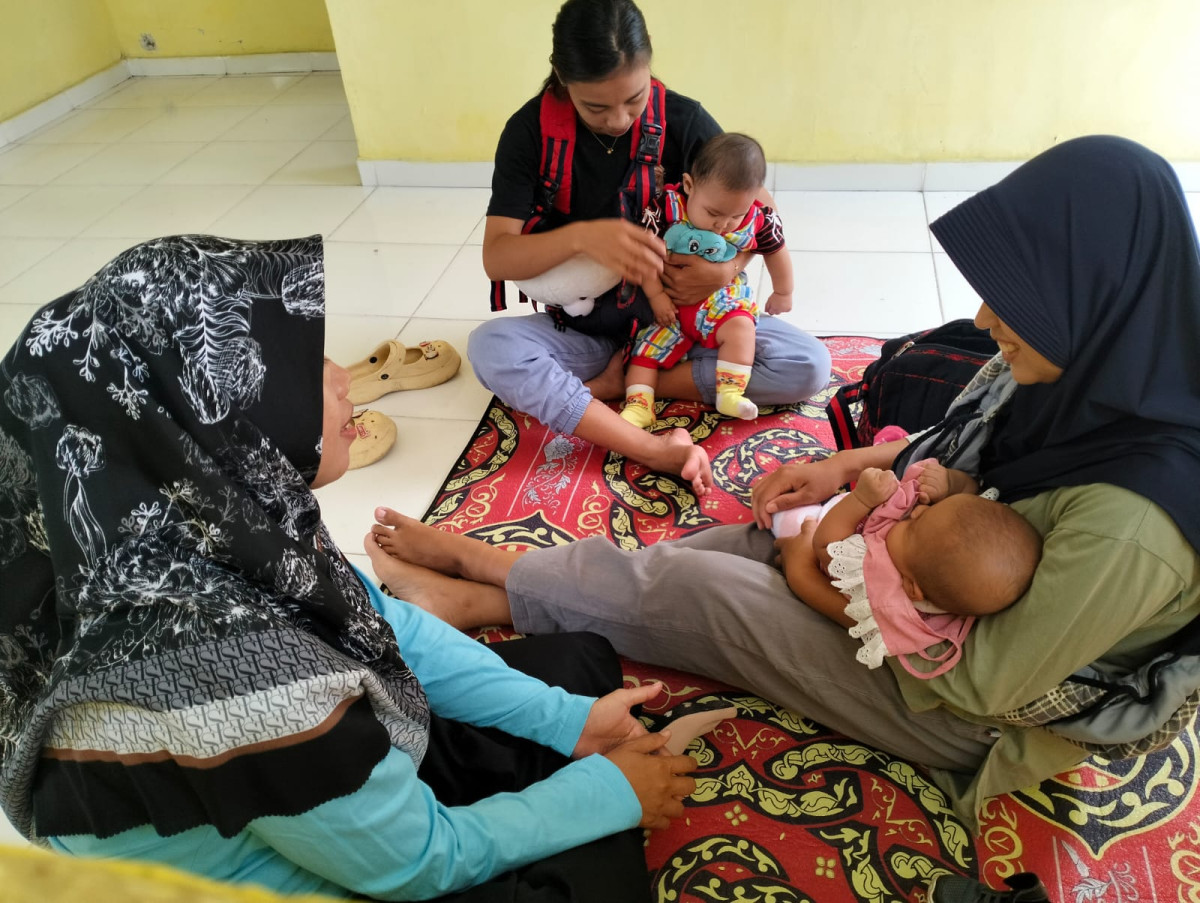 Kegiatan Bina Keluarga Balita desa suka damai