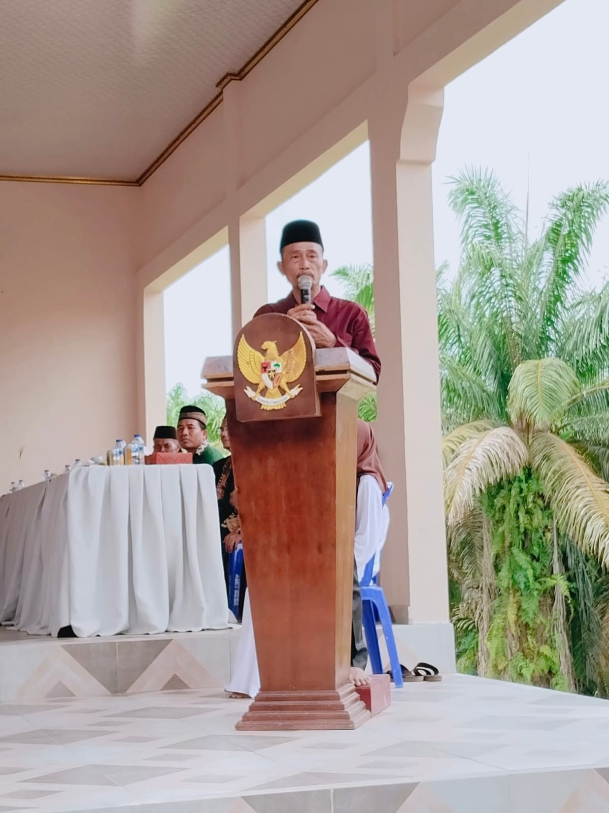 Sambutan kepala desa