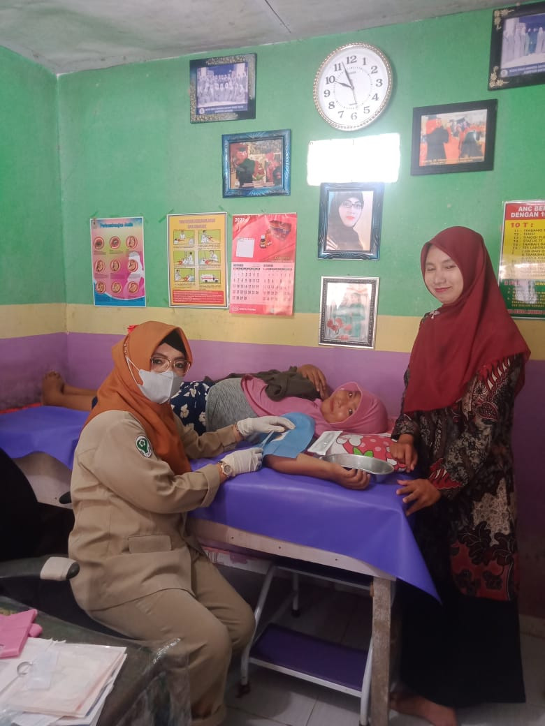 Pelayanan yang dilakukan oleh bidan desa telang rejo