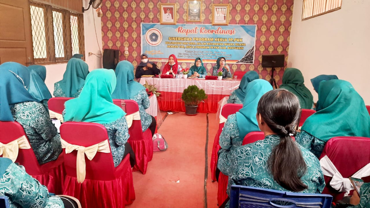 Rapat Koordinasi TP. PKK Kecamatan Muara Telang