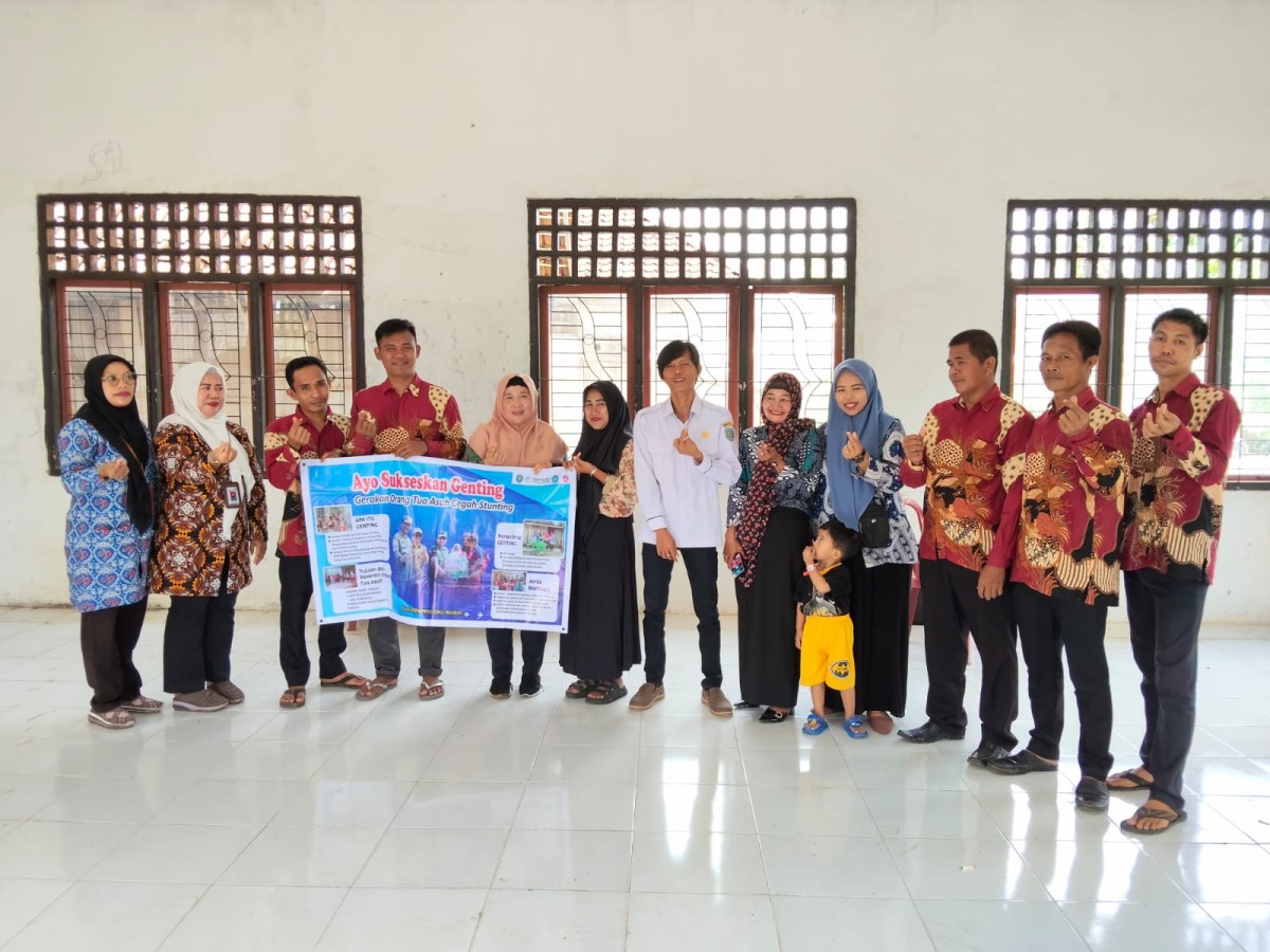 Edukasi GENTING (Gerakan Orang Tua Asuh Cegah Stunting )
