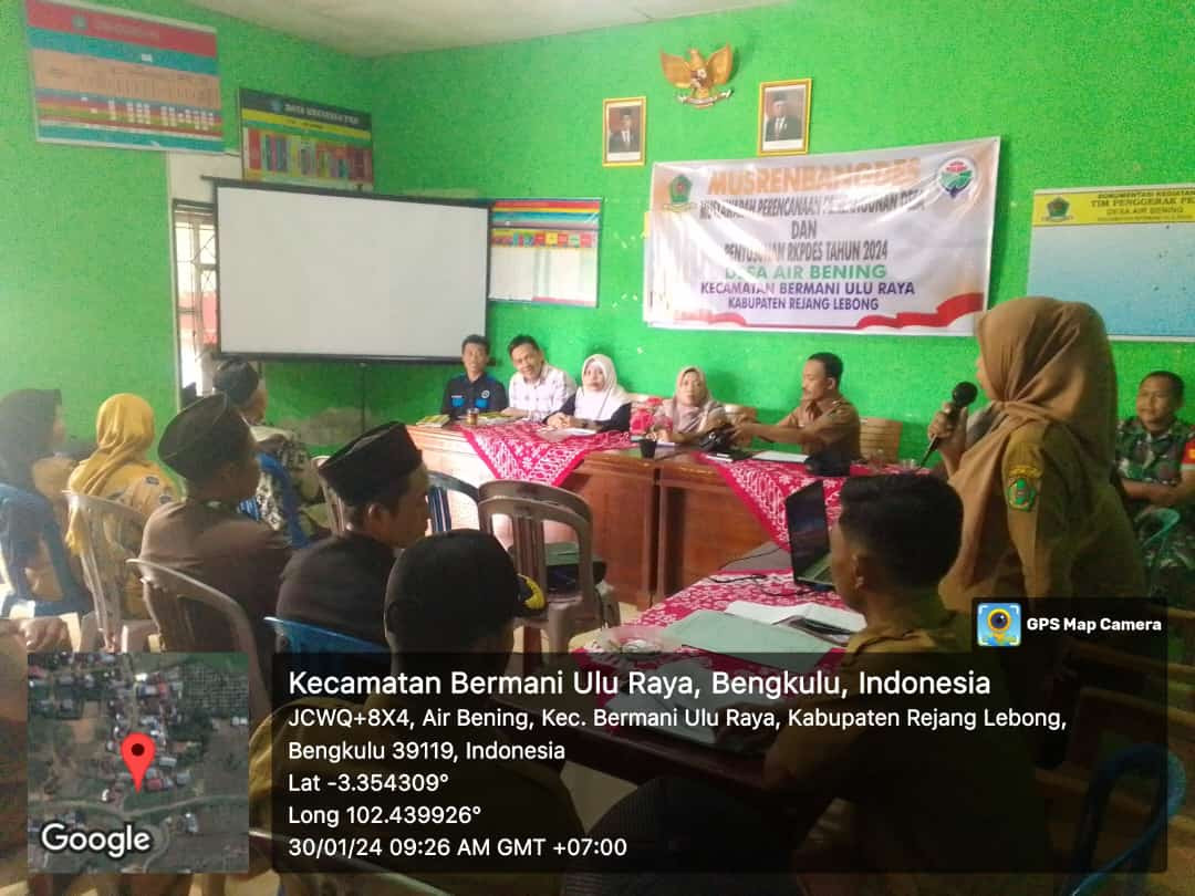 Musrenbang Desa Air Bening