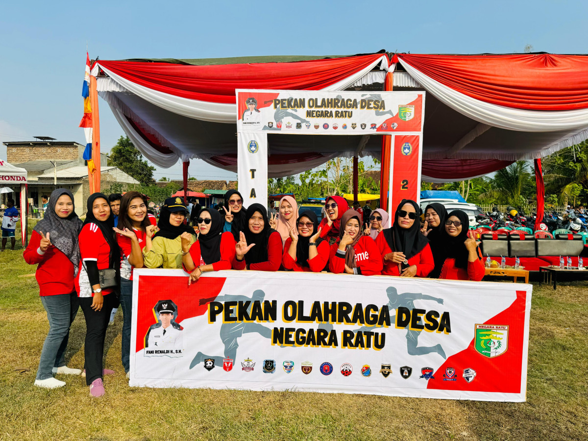 pembukaan Pekan Olahraga Desa Negara ratu