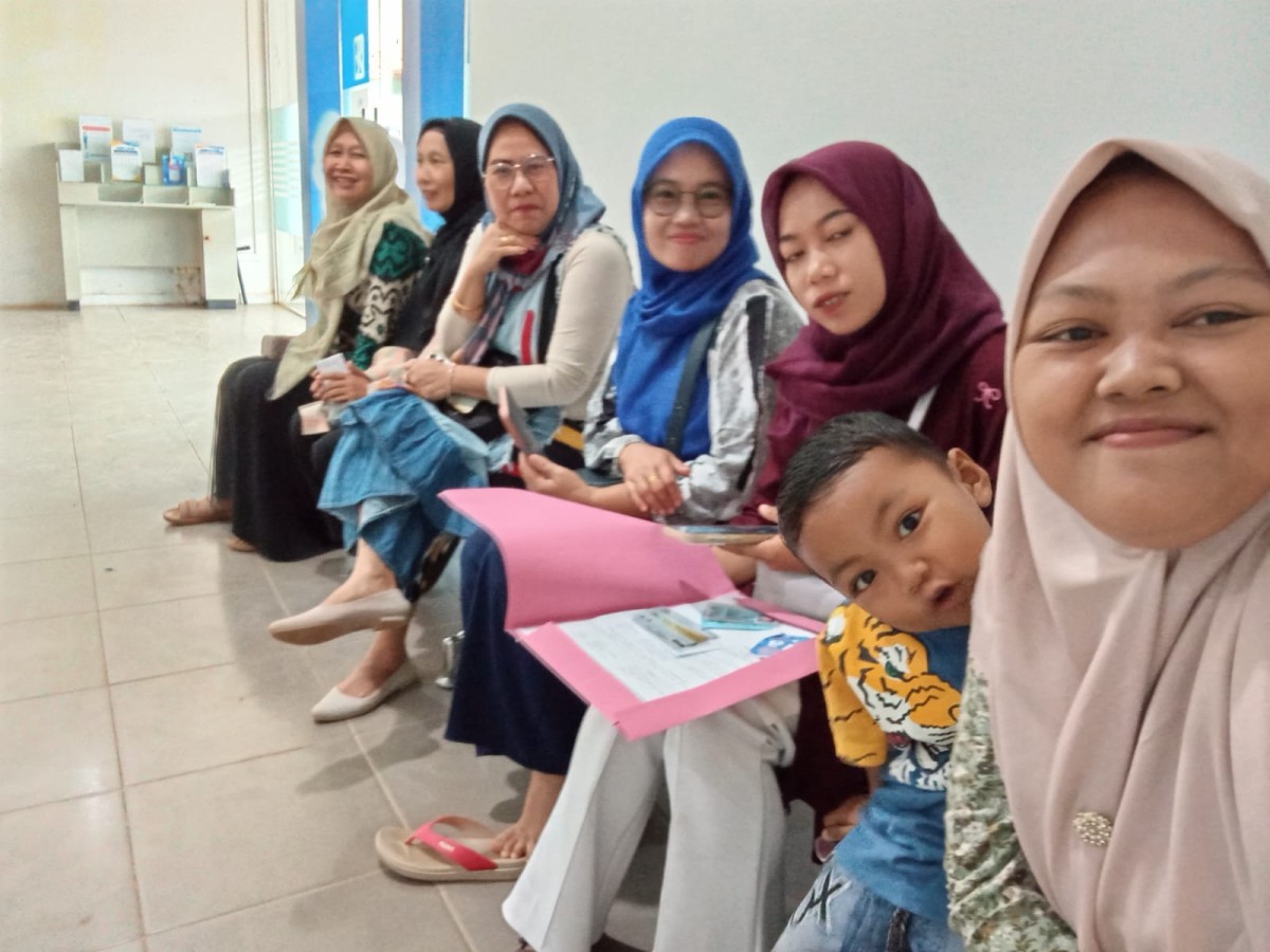 Pembuatan rekening kader posyandu Air naningan