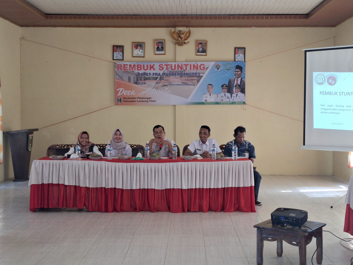 REMBUK STUNTING DESA ADIREJO KECAMATAN PEKALONGAN