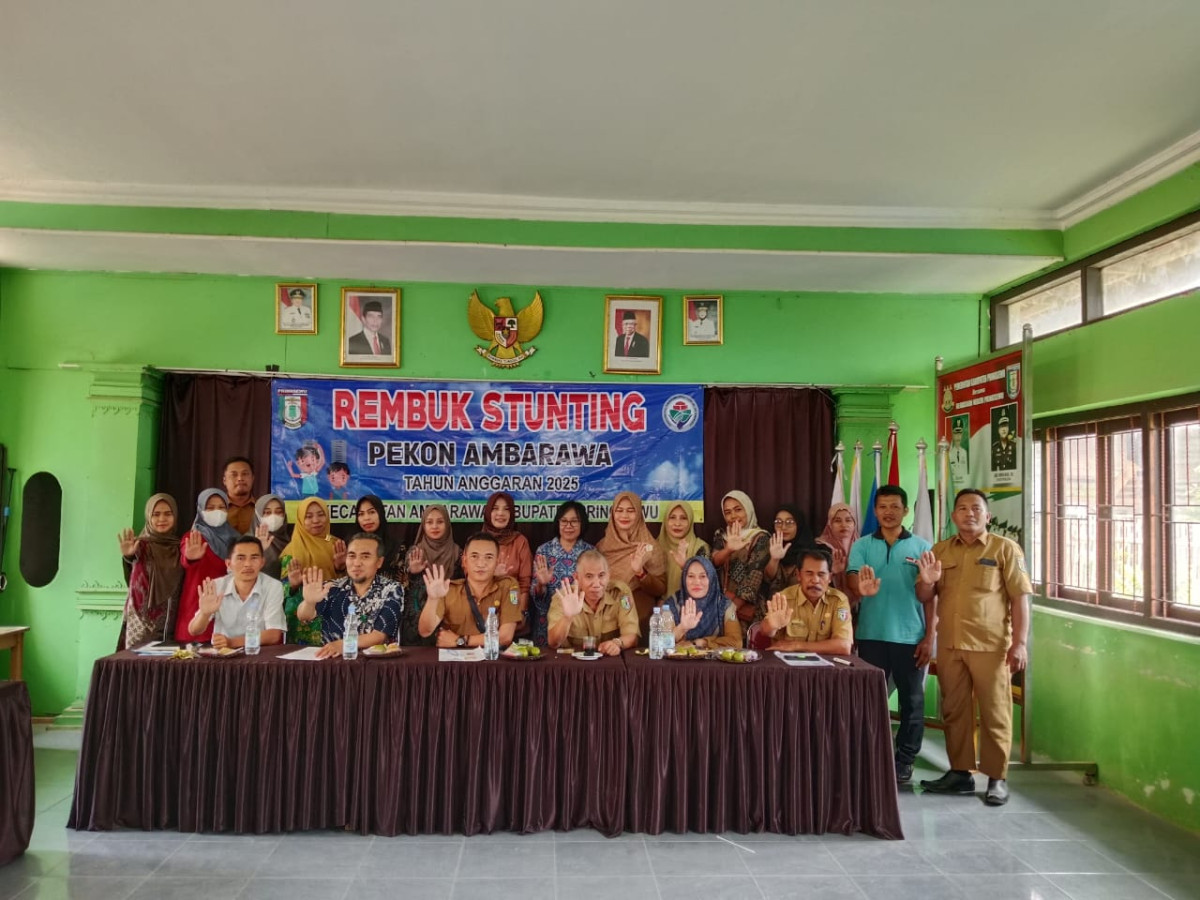 rembuk stunting dan penandatanganan komitmen konvergensi penurunan stunting