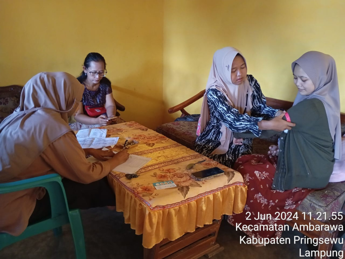 kunjungan catin dan ibu hamil oleh tpk