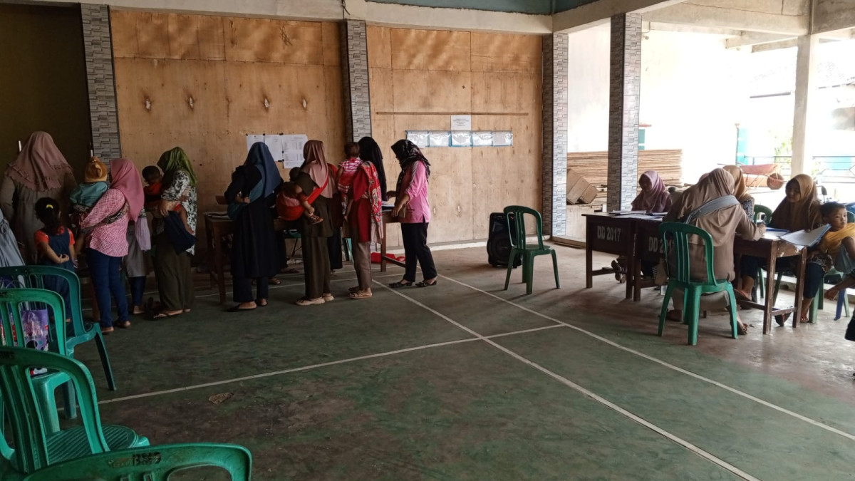 Kegiatan pelaksanaan posyandu ilp di balai pekon