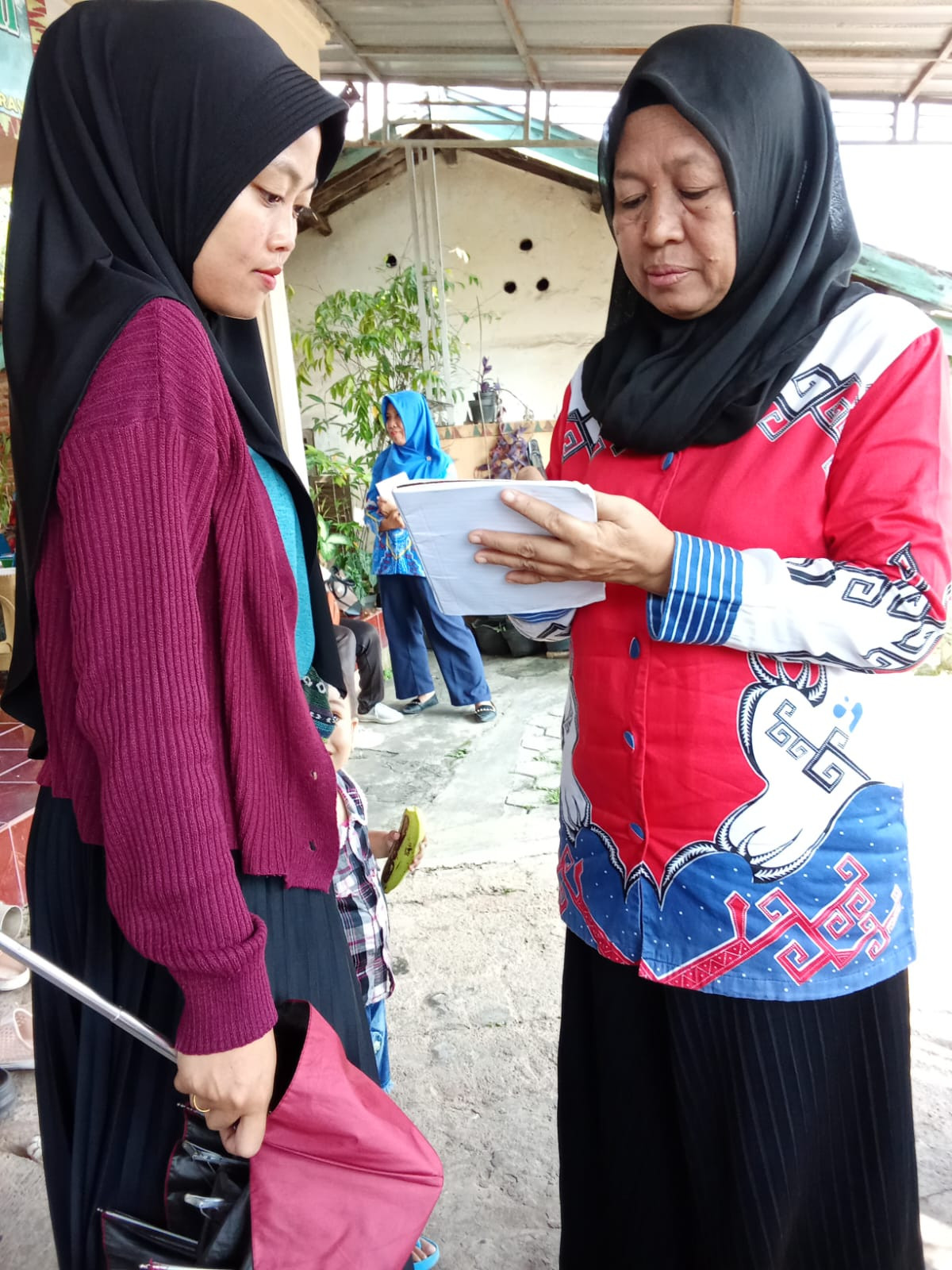 Sub PPKBD Penengahan Raya melakukan KIE Individu non MKJP