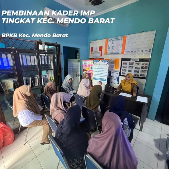 pembinaan kepada kader IMP tingkat Kecamatan Mendo Barat.