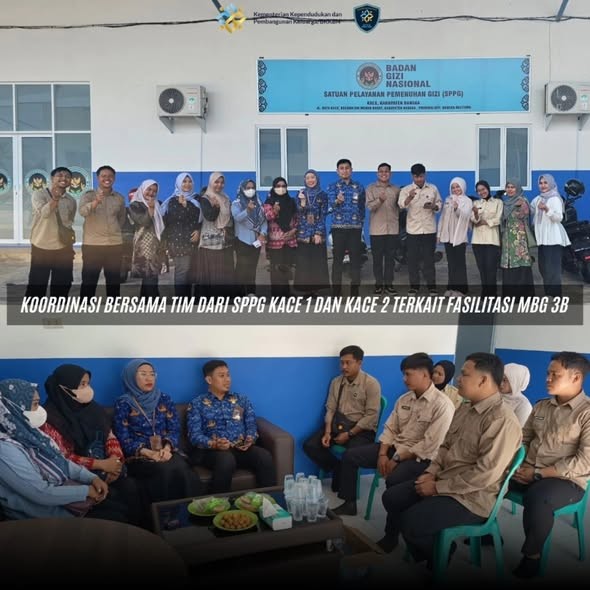 Koordinasi bersama SPPG Kace 1 dan Kace 2