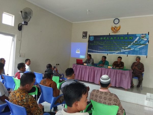 Sosialisasi Ketua RT (Pelatihan Pembinaan Lembaga Masyarakat)