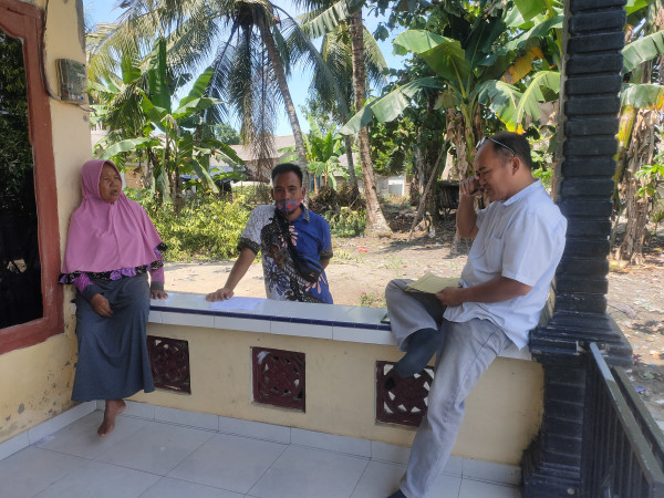 Survei Dari Dinas Sosial Ke Rumah Calon Penerima Bantuan Alat Sarana dan Prasarana Usaha