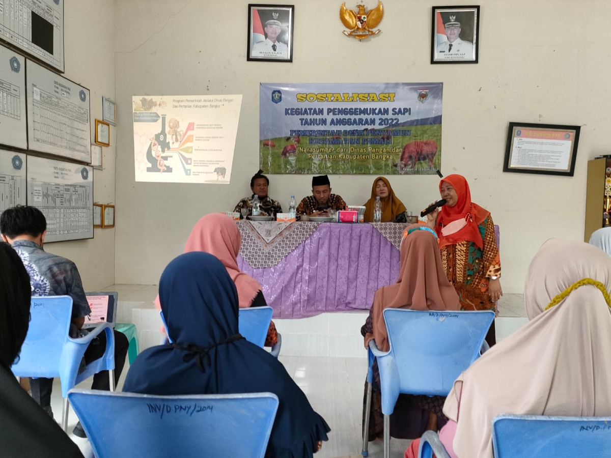 Penyampaian Materi dari Ibu Kasi