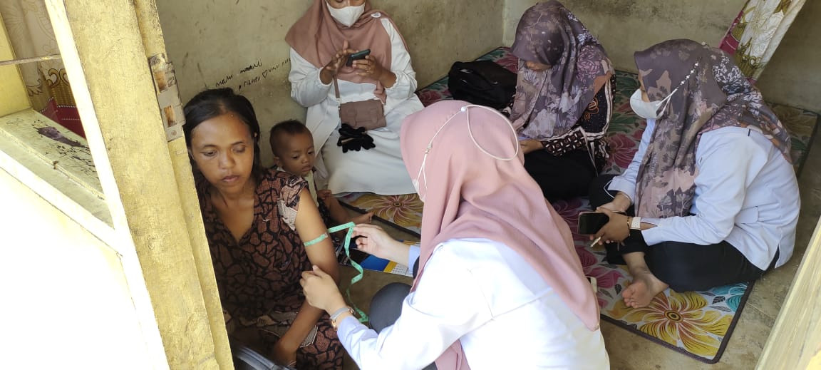 Pendampingan anak stunting oleh TPK