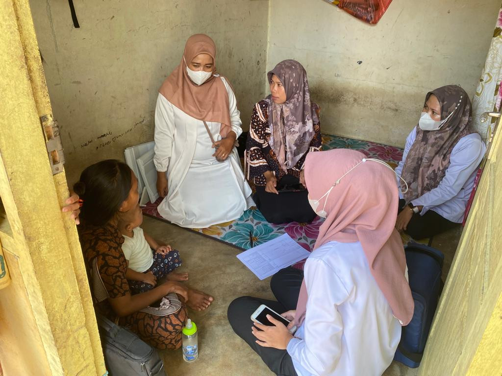 Kegiatan Pendampingan kepada balita stunting