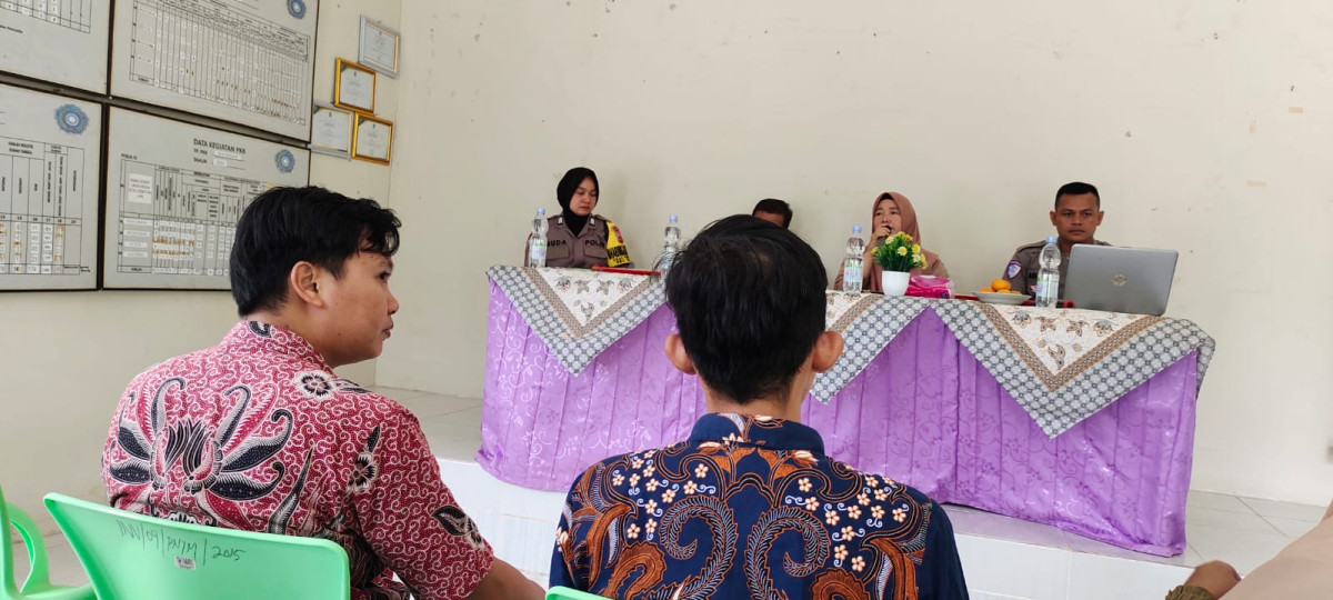 SOSIALISASI TERKAIT TERTIB LALU LINTAS