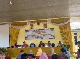 menghadiri rapat Perubahan APBDES Tahun 2025 , pembentukan koperasi merah putih dan anggran ketahan pangan desa