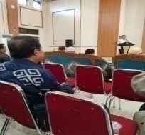 Menghadiri Seminar kolaboratif Rosman Djohan Institut di Pangkal Pinang