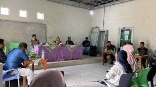 Musyawarah lahan (antara Pemerintah Desa Penyamun dengan PT. THEP)