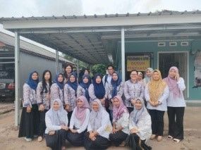 Menghadiri kegiatan kunjungan dari Desa air Anyir ke Desa Penyamun dalam agenda kaji Tiru Posyandu 6 SPM