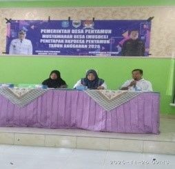 Pelaksanaan kegiatan musyawarah penetapan RKPDes 2026