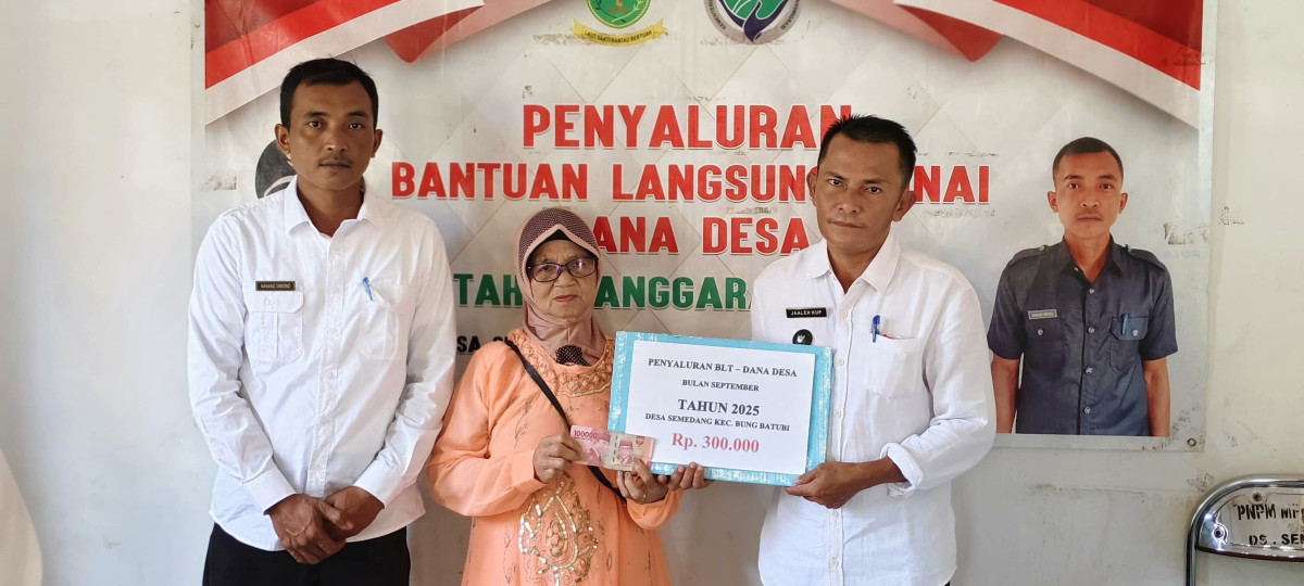 Penyaluran BLT DD