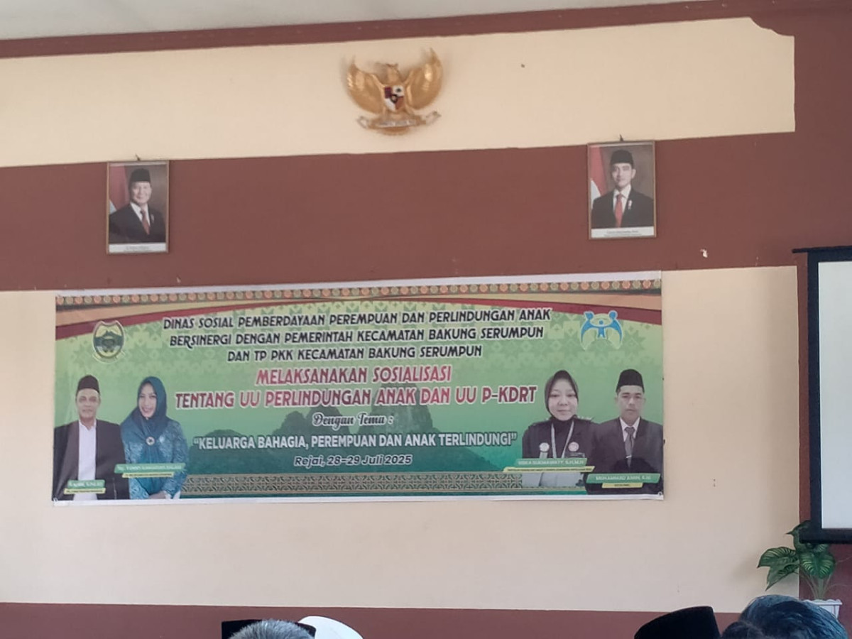 SOSIALSASI TENTANG UU PERLINDUNGAN ANAK DAN UU P-KDRT
