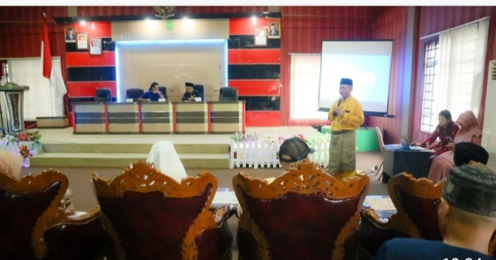 Pengarahan dari dinas kesehatan kota Tanjungpinang