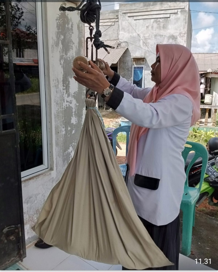 Posyandu balita  melatih