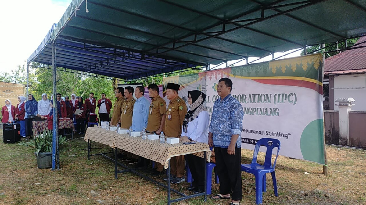 Pembukaan KKN mahasiswa Poltekkes Kemenkes tanjungpinang Tema INTER PROFESIONAL COLLABORATION IPC bertempat di Kampung KB ABYAKTA