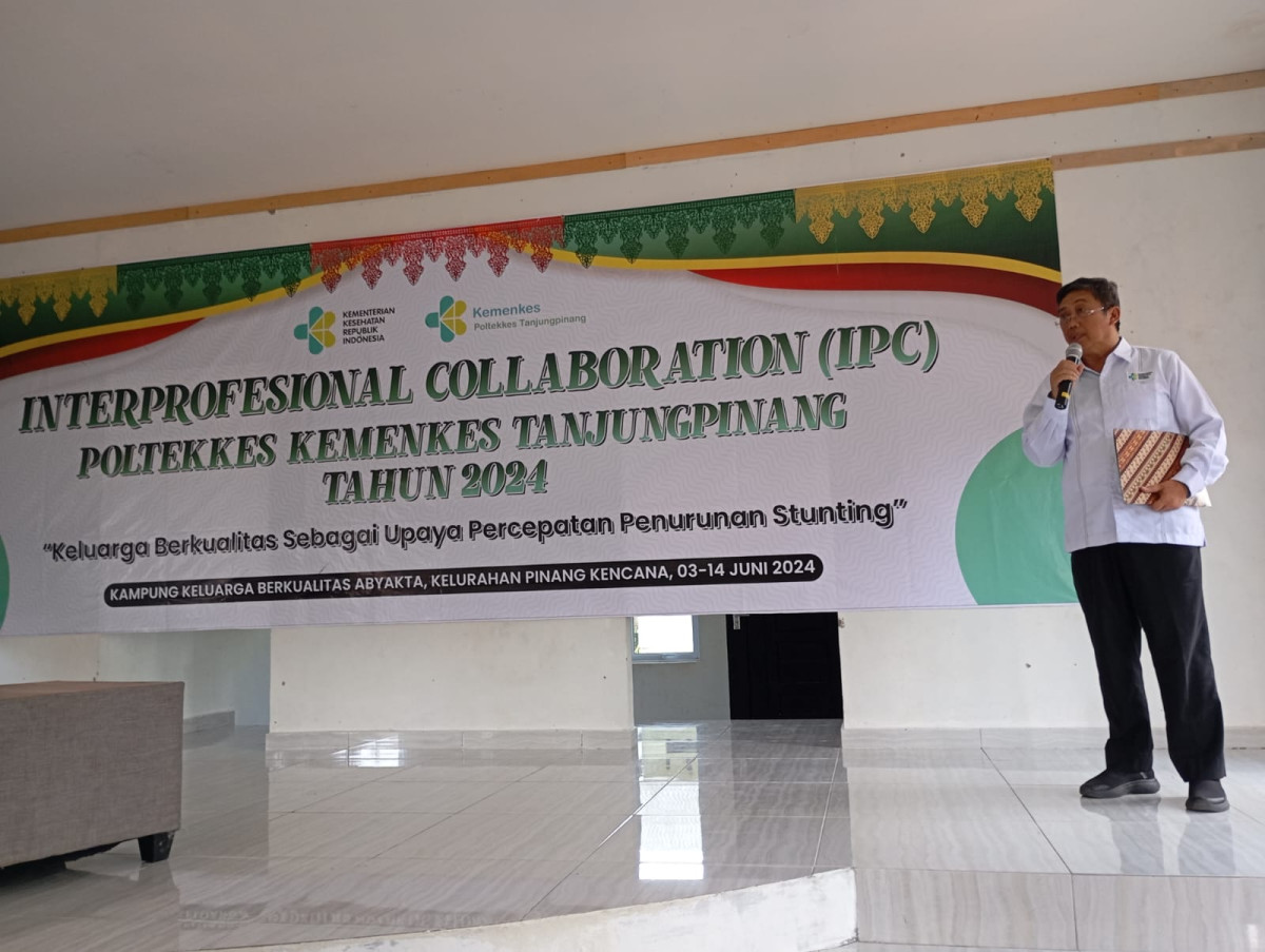 Penutupan INTER PROFESIONAL COLLABORATION ( IPC  ) Poltekkes Kemenkes Tanjungpinang Tahun 2024  Di Kampung kB ABYAKTA