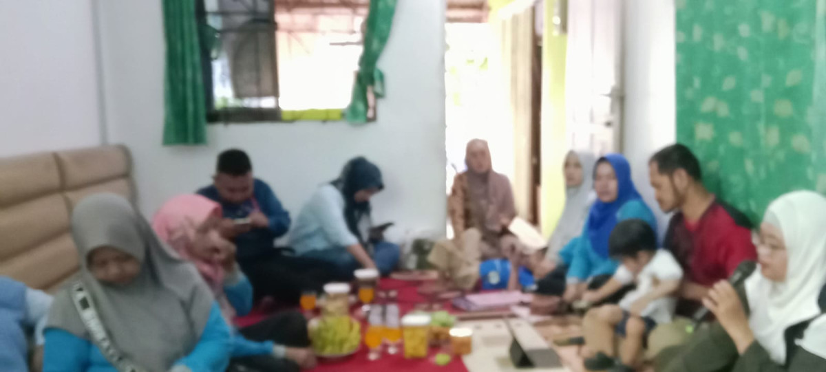 Pertemuan Rutin  Bulanan UppkA Kencana Raya Kelurahan Pinang Kencana