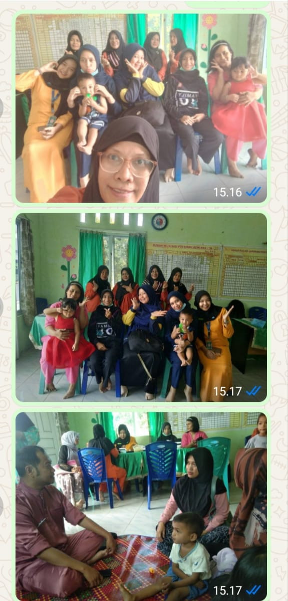 Kader Posyandu Kencana Bersama petugas Kesehatan Mengadakan Posyandu ILP Serta Monitoring Tumbuh Kembang Anak Untuk Memantau Perkembangan Anak Serta Memberikan Edukasi Dan Penyuluhan Tentang Kesehatan Ibu Dan Anak