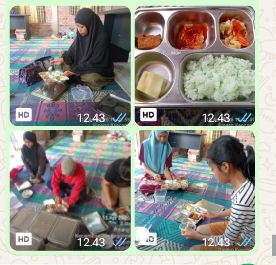 MBG Untuk 3 B Di Posyandu Kecubung