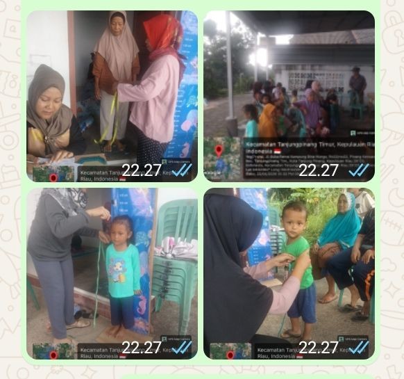 Kader Posbang Mawar Bersama Nakes Puskesmas Bt 10 Melakukan Posyandu Integrasi Layanan Primer Untuk Mengoptimalkan peran kader Dan Nakes Puskesmas Dalam Memberikan Layanan Kesehatan primer